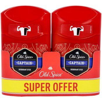 Old Spice Deodorant Stick Captain 2 Pack 100 ml