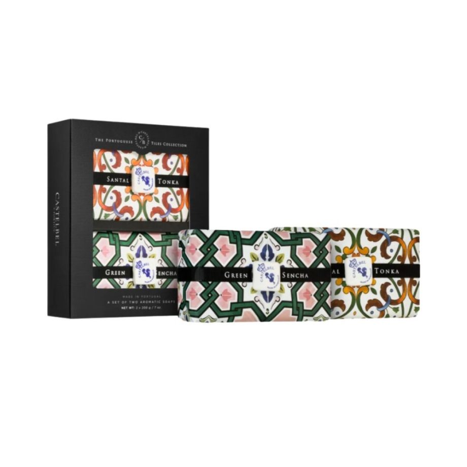Castelbel Santal Tonka/Green Sencha Tvål Set