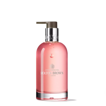 Molton Brown Delicious Rhubarb & Rose Fine Liquid Hand Wash Glass Bottle