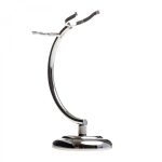 Truefitt & Hill Curved Razor and Brush Stand Chrome
