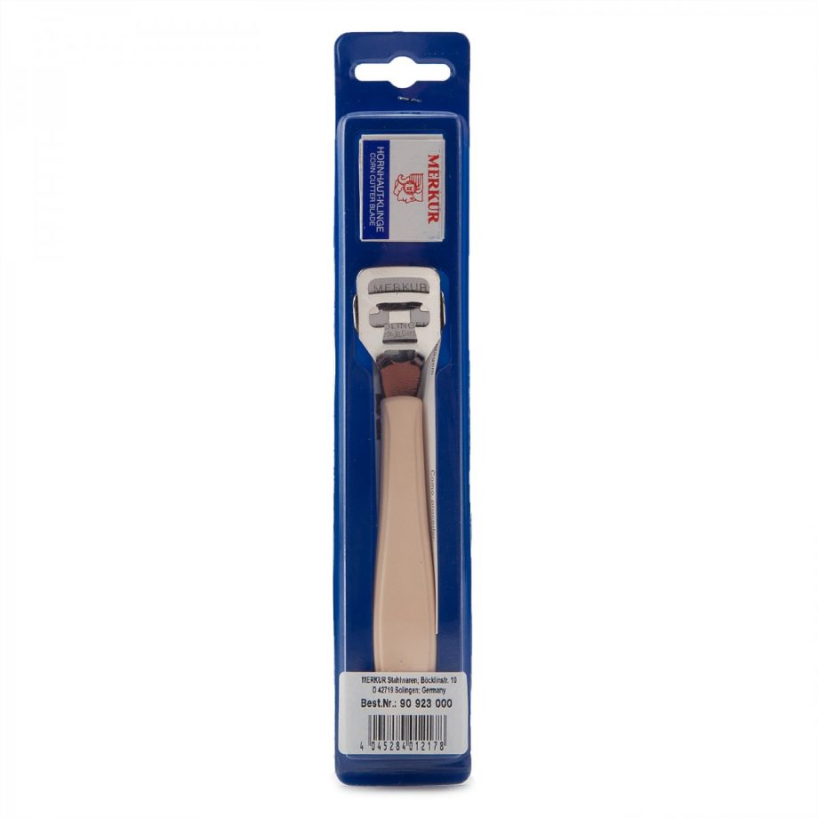 Merkur Fothyvel med 10-pack hyvelblad