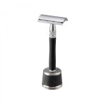 Feather WS-D2S Wood Handle Stainless Steel Luxury Safety Razor