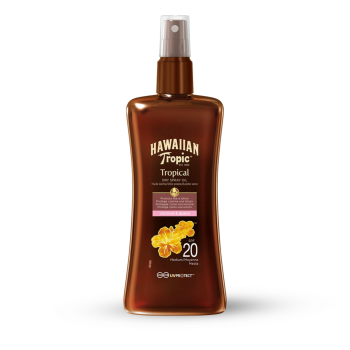 Hawaiian Tropic Protective Dry Spray Oil SPF 20