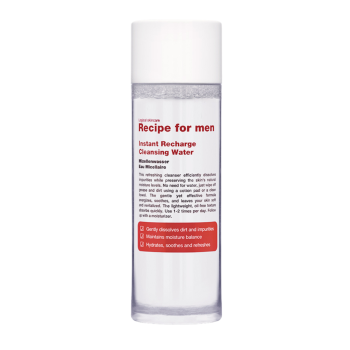 Recipe For Men Instant Recharge Cleansing Water