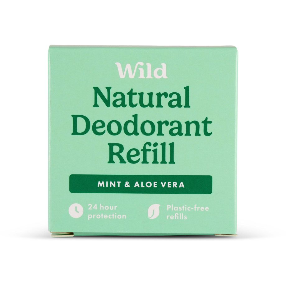 Wild Men&apos;s Natural Deodorant Refill Mint & Aloe Vera 40 g